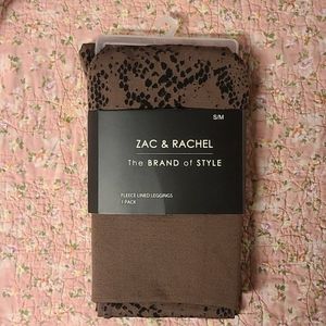 Zac &Rachel Fleece Lined Leggings S/M
